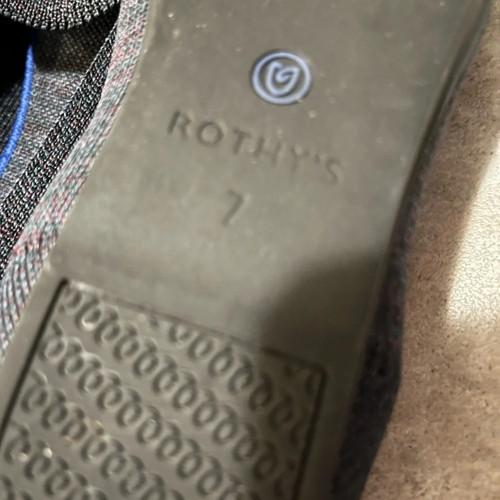 Rothy's Navy Heather Loafers 7